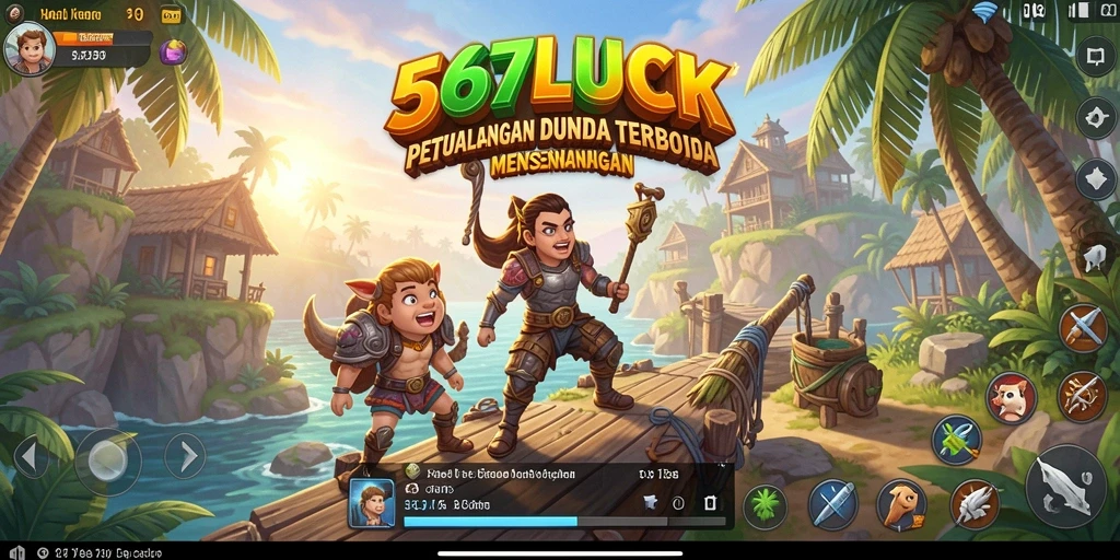 Tampilan gameplay 567LUCK yang menarik dalam dunia terbuka.