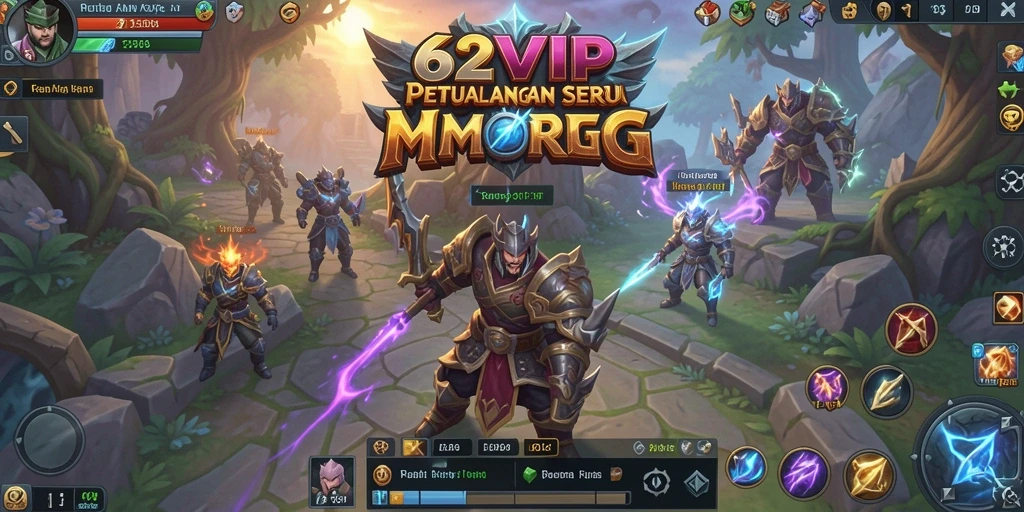 Tampilan gameplay seru dalam dunia fantasi 62VIP.