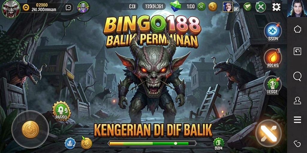 Tampilan gameplay BINGO188 yang menegangkan dan menyeramkan.