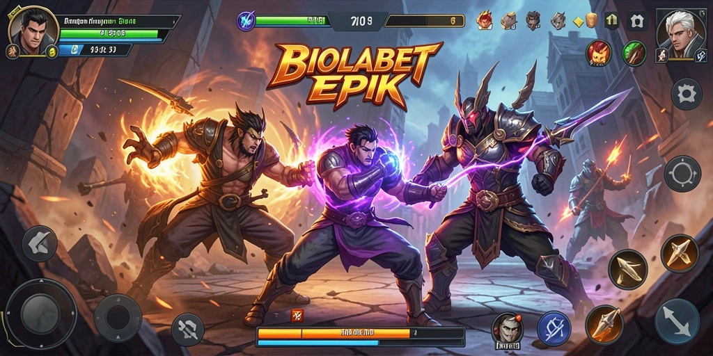 Gameplay seru BIOLABET dengan pertarungan karakter yang mendebarkan.