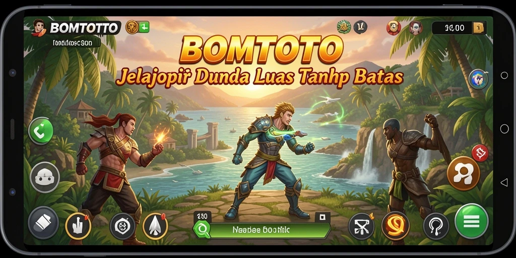 Screenshot menunjukkan aksi seru dalam dunia Open World.