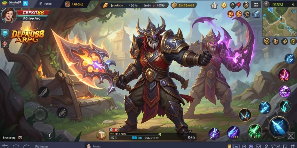 Tampilan gameplay seru dari CEPAT88 di dalam dunia ARPG.