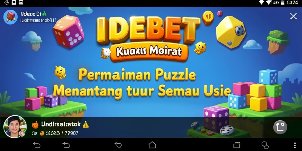 Tampilan gameplay menarik dari IDEBET yang menguji kecerdasan Anda.