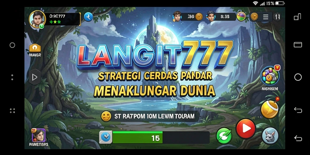 Tampilan gameplay LANGIT777 yang menampilkan strategi dan pertempuran intens.