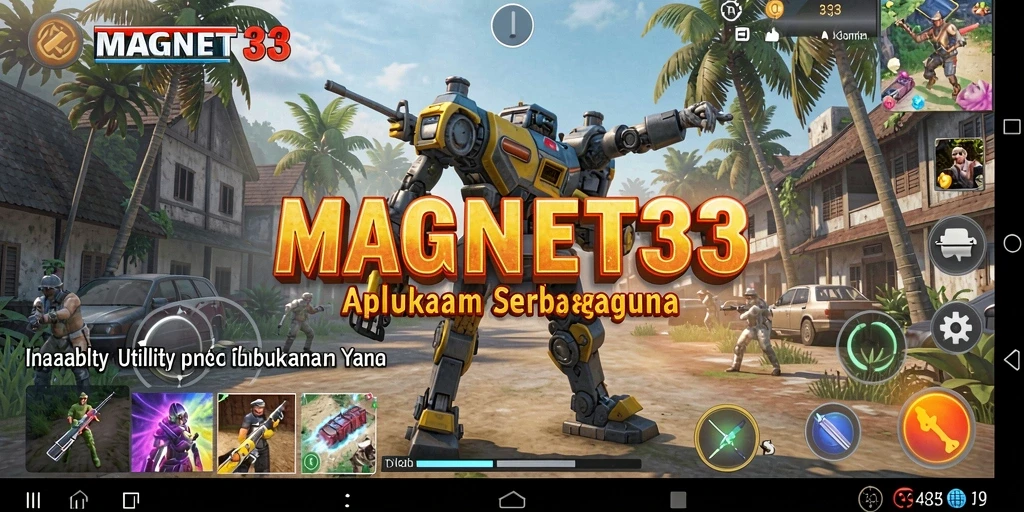Tampilan antarmuka aplikasi MAGNET33 yang intuitif dan fungsional.