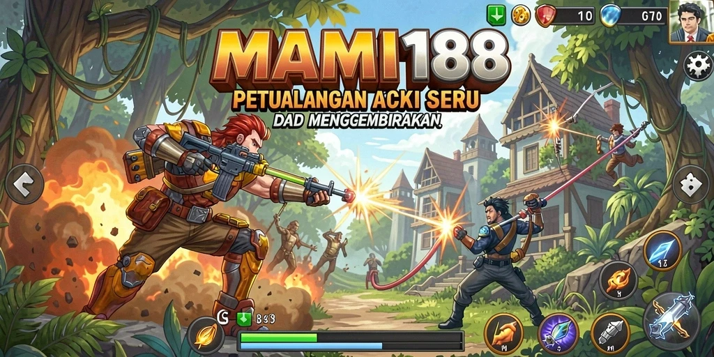Tangkapan layar MAMI188 menunjukkan aksi pertempuran yang mendebarkan.