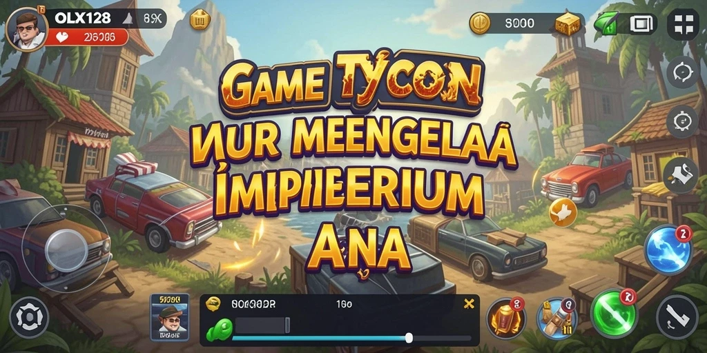 Screenshot OLX128 menunjukkan gameplay Tycoon yang menantang dan menyenangkan.