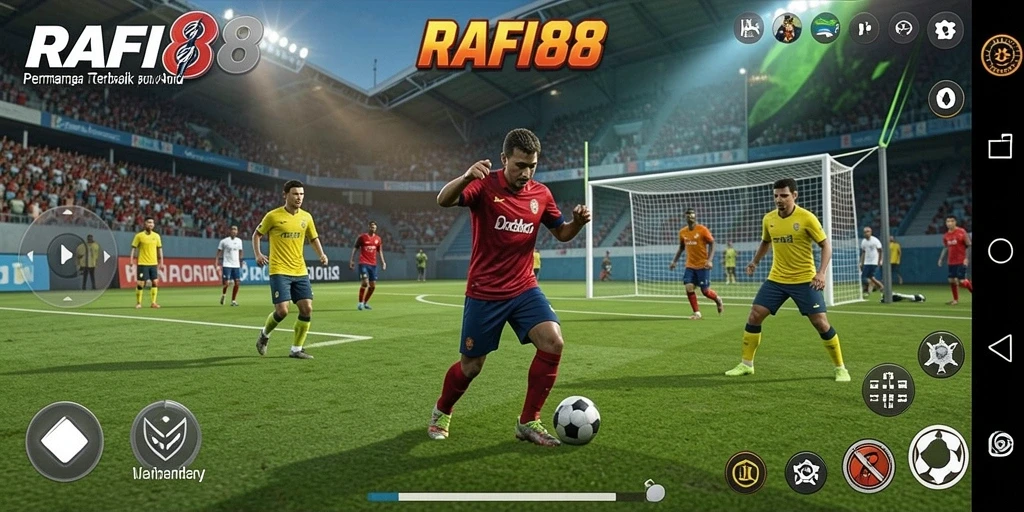 Screenshot utama RAFI88 yang menampilkan aksi seru bermain olahraga.