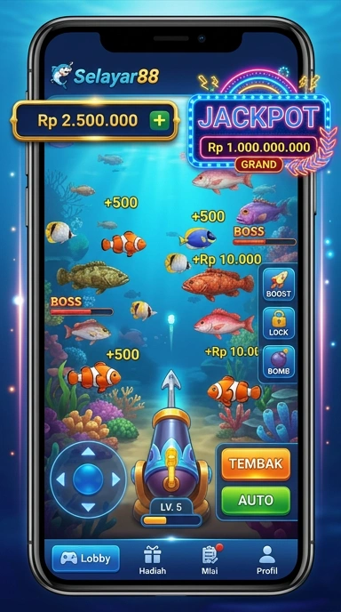 Tampilan utama aplikasi selayar88 yang informatif dan menarik.